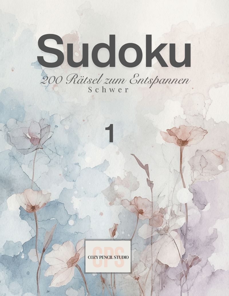 Sudoku Schwer – Band 1